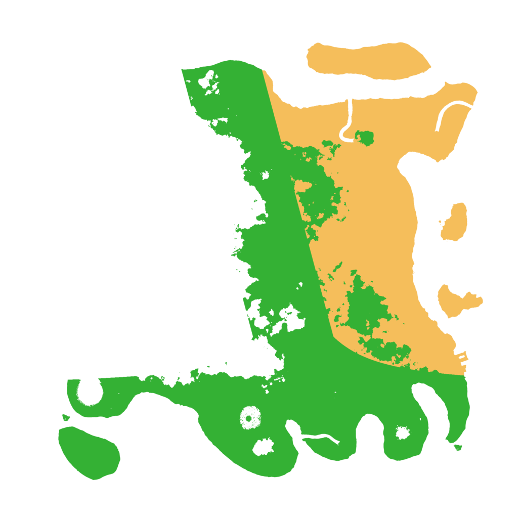 Biome Rust Map: Procedural Map, Size: 3500, Seed: 72841961