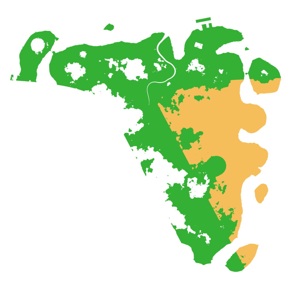 Biome Rust Map: Procedural Map, Size: 3950, Seed: 87320883