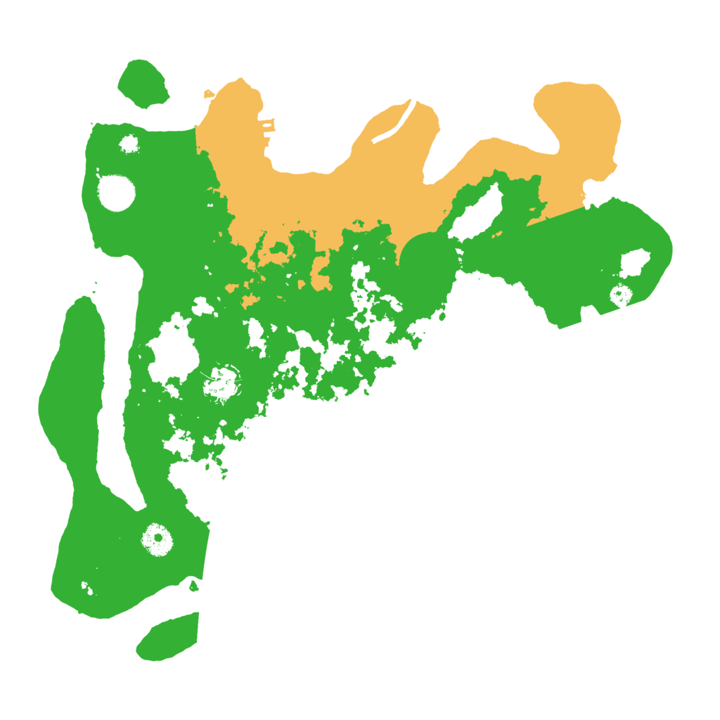 Biome Rust Map: Procedural Map, Size: 3500, Seed: 100150