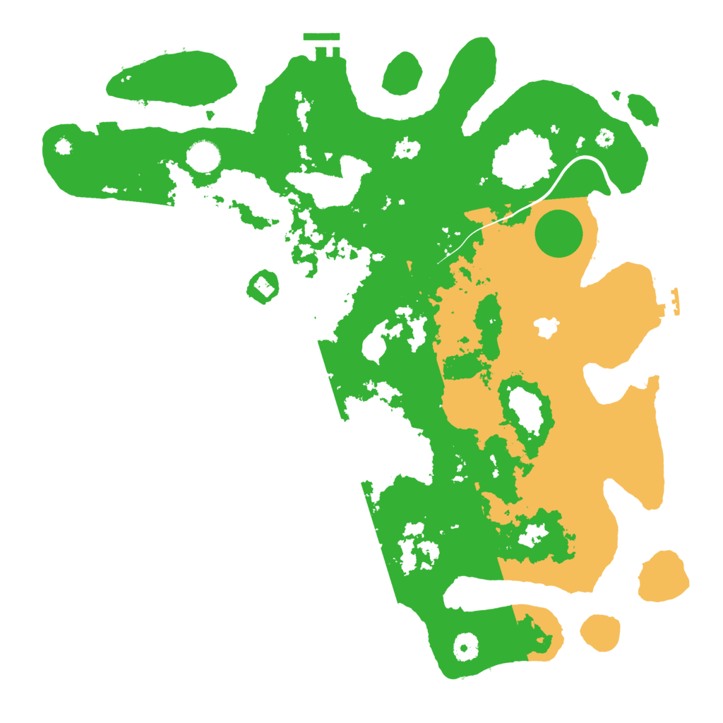 Biome Rust Map: Procedural Map, Size: 4000, Seed: 72518