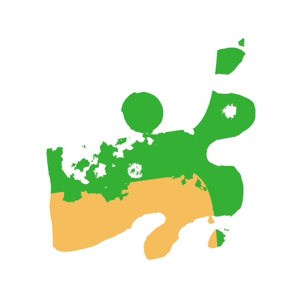 Biome Rust Map: Procedural Map, Size: 2000, Seed: 68594176