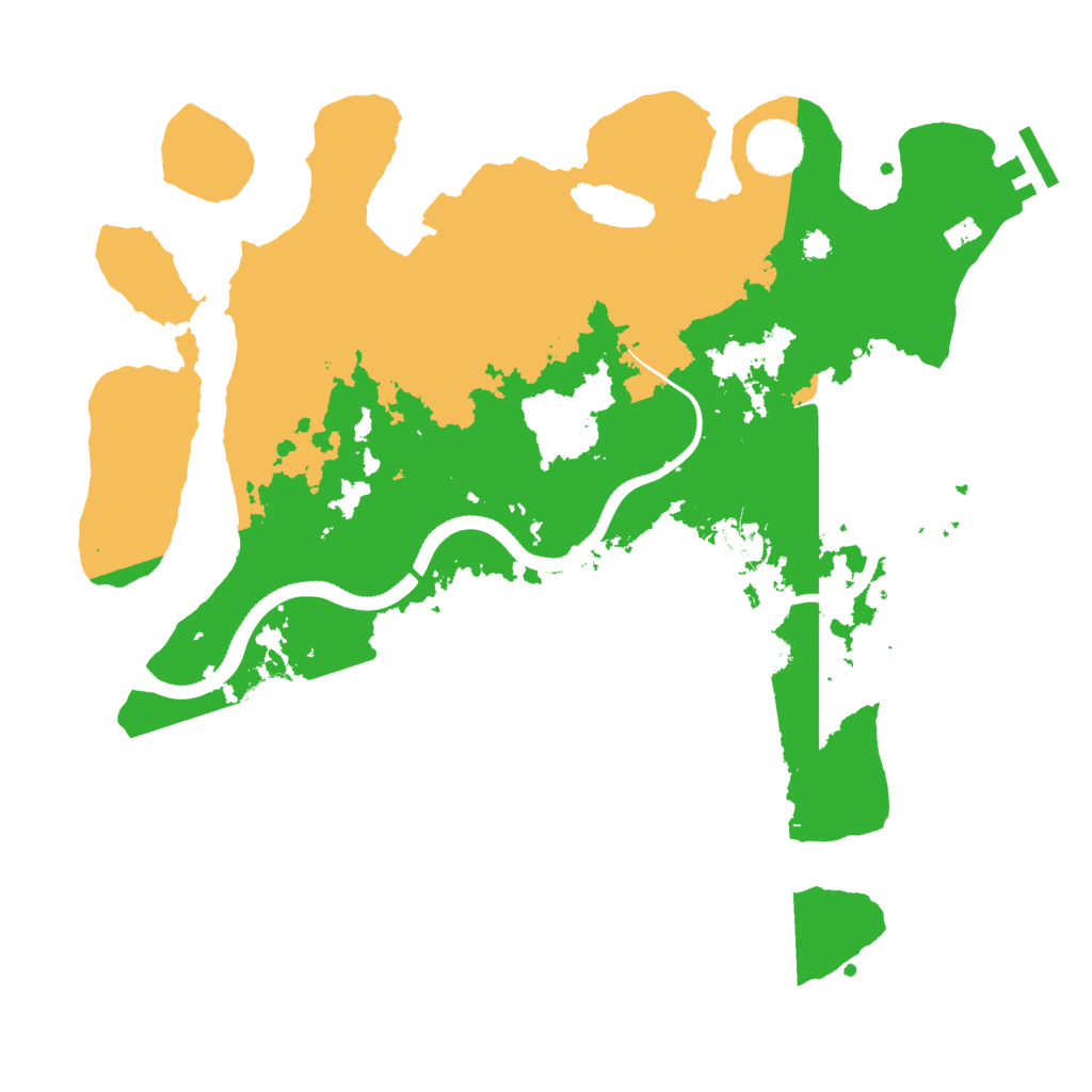 Biome Rust Map: Procedural Map, Size: 3450, Seed: 8200242