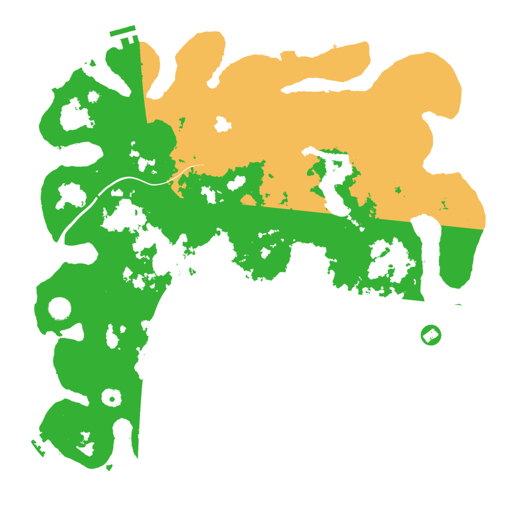 Biome Rust Map: Procedural Map, Size: 4000, Seed: 570821604