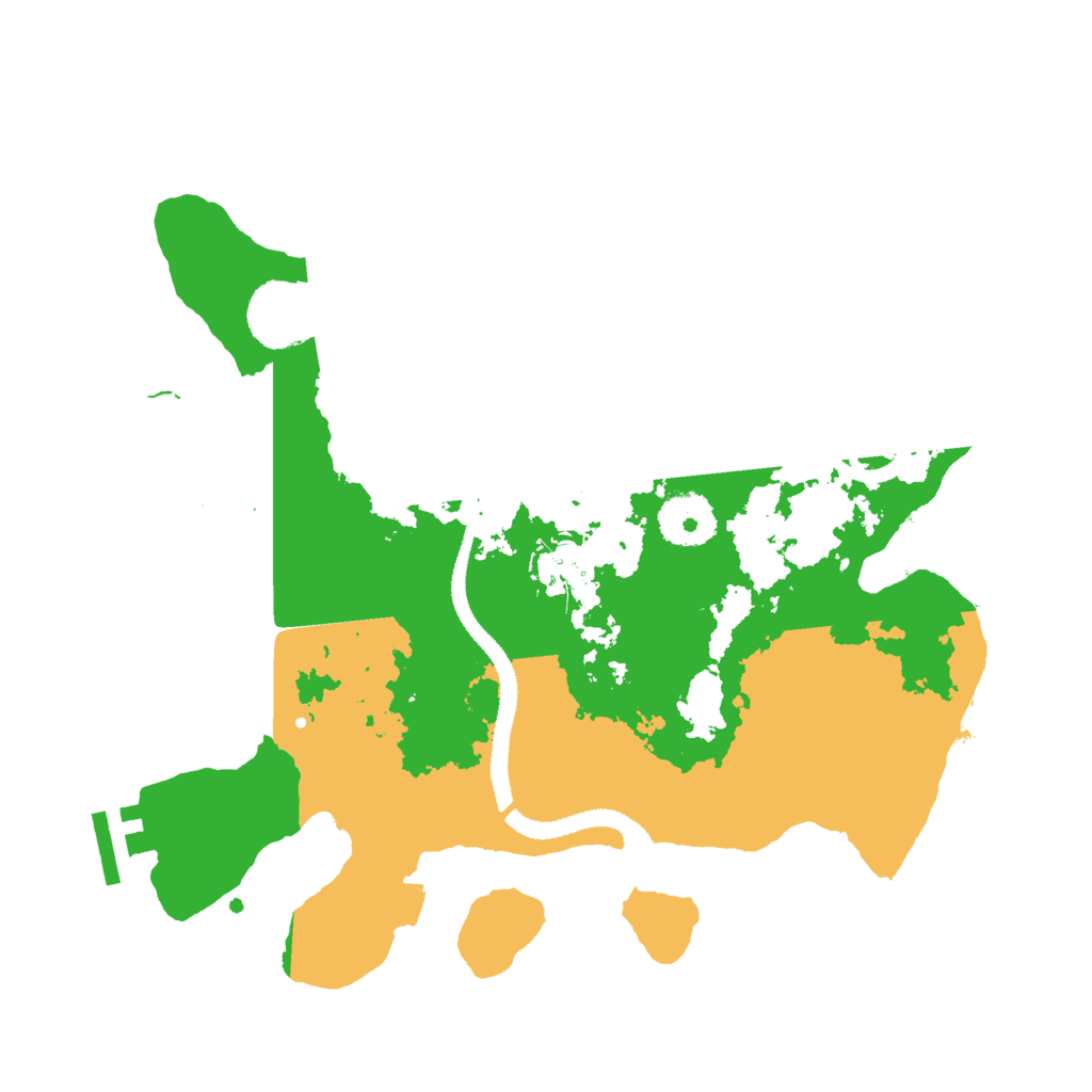 Biome Rust Map: Procedural Map, Size: 3000, Seed: 41793