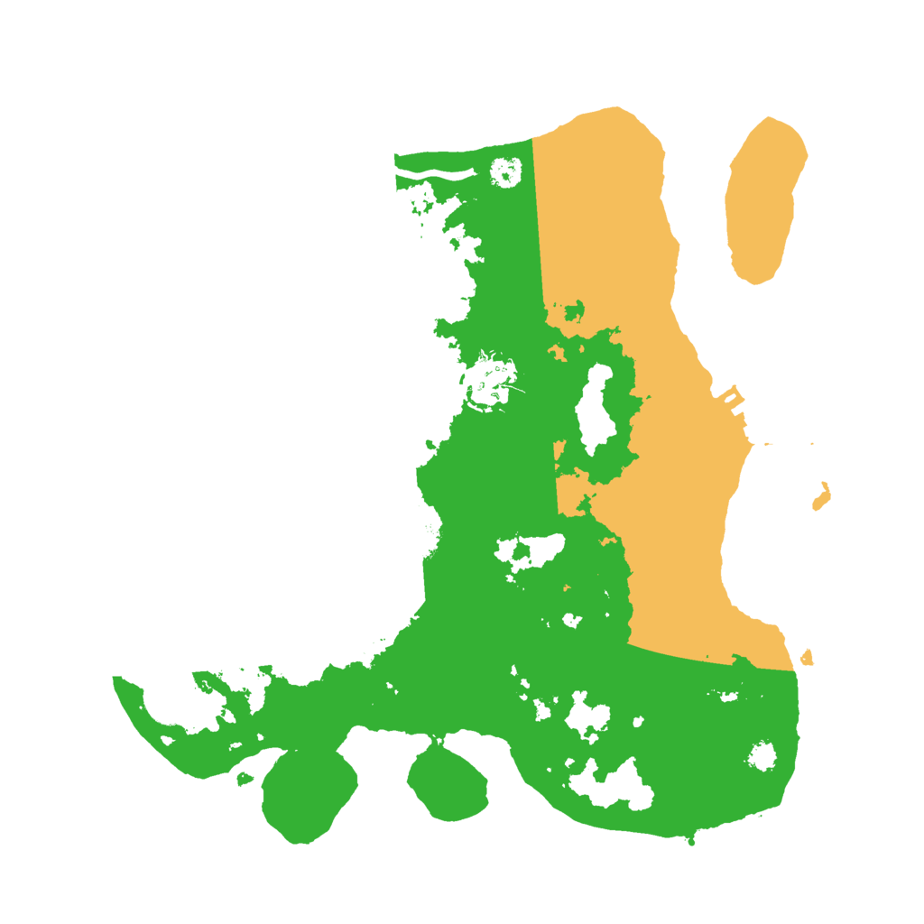 Biome Rust Map: Procedural Map, Size: 3000, Seed: 21828