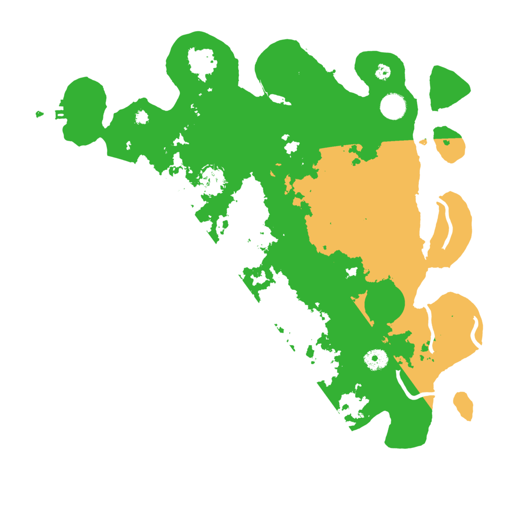 Biome Rust Map: Procedural Map, Size: 3500, Seed: 95500315