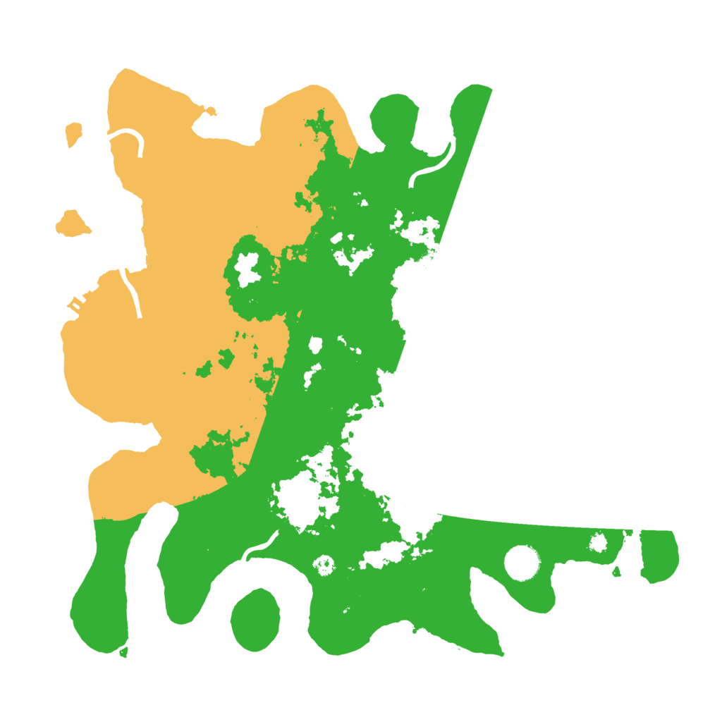 Biome Rust Map: Procedural Map, Size: 3600, Seed: 65697014