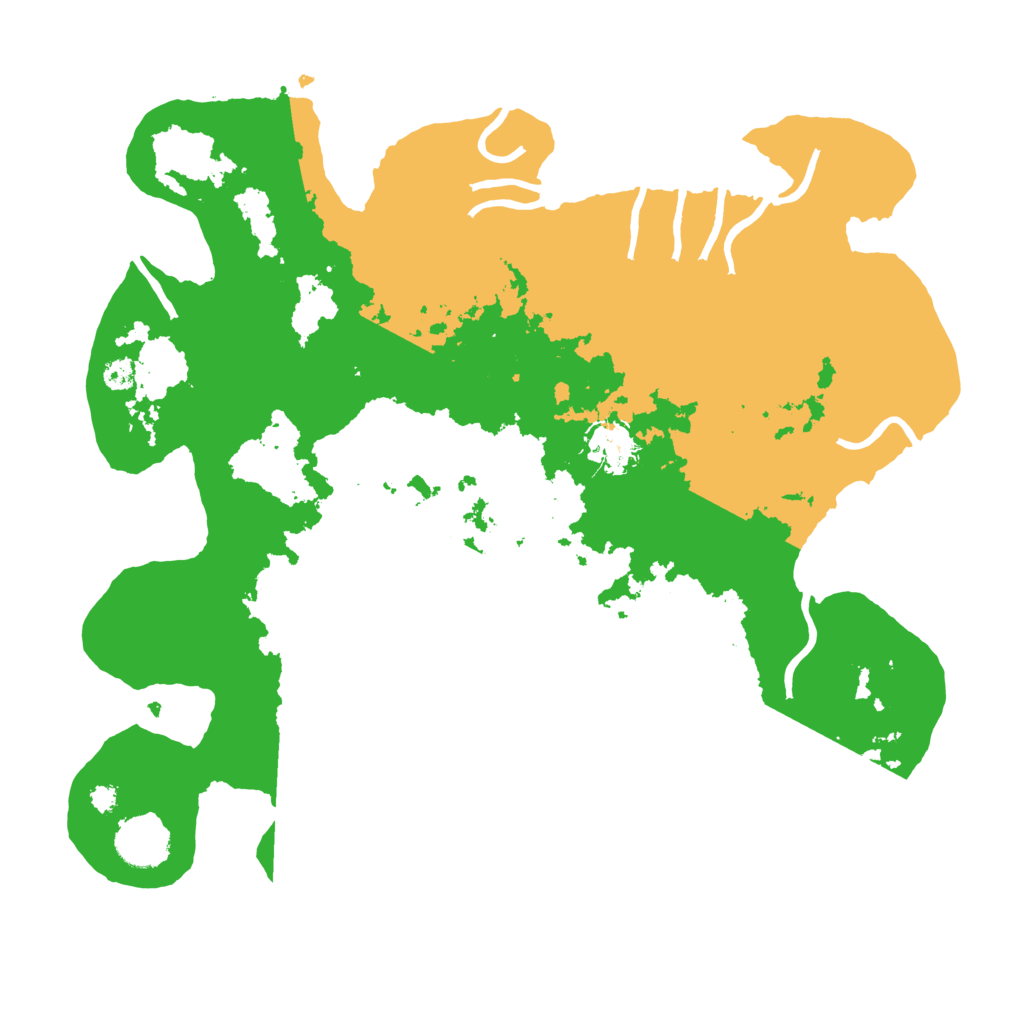 Biome Rust Map: Procedural Map, Size: 3500, Seed: 9192380