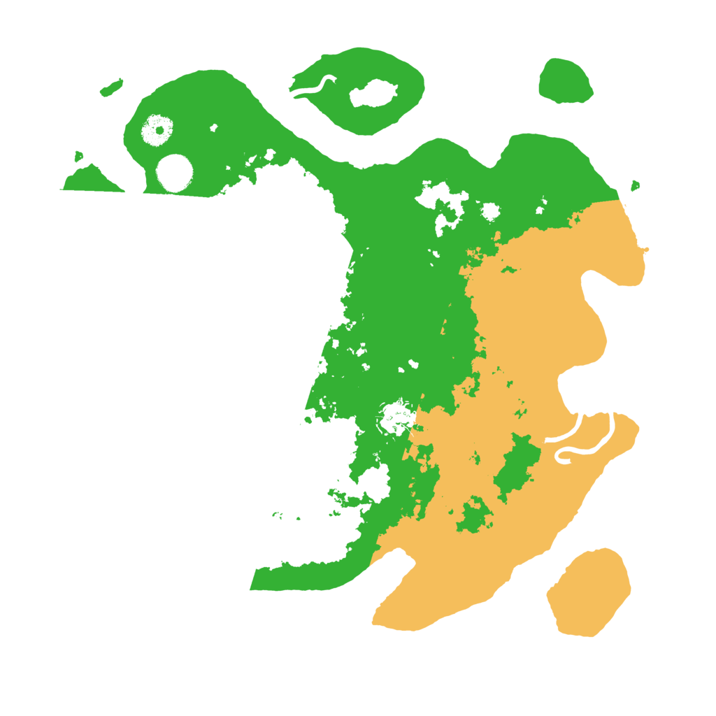 Biome Rust Map: Procedural Map, Size: 3500, Seed: 233744412