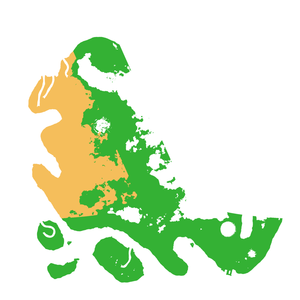 Biome Rust Map: Procedural Map, Size: 3500, Seed: 31074580