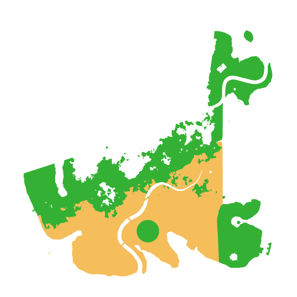 Biome Rust Map: Procedural Map, Size: 3500, Seed: 40601798