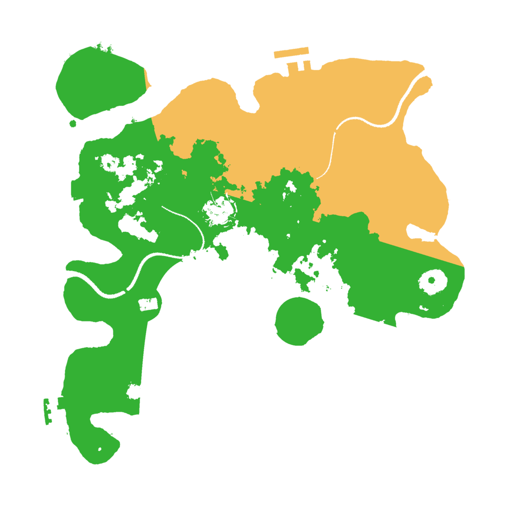 Biome Rust Map: Procedural Map, Size: 3000, Seed: 19796