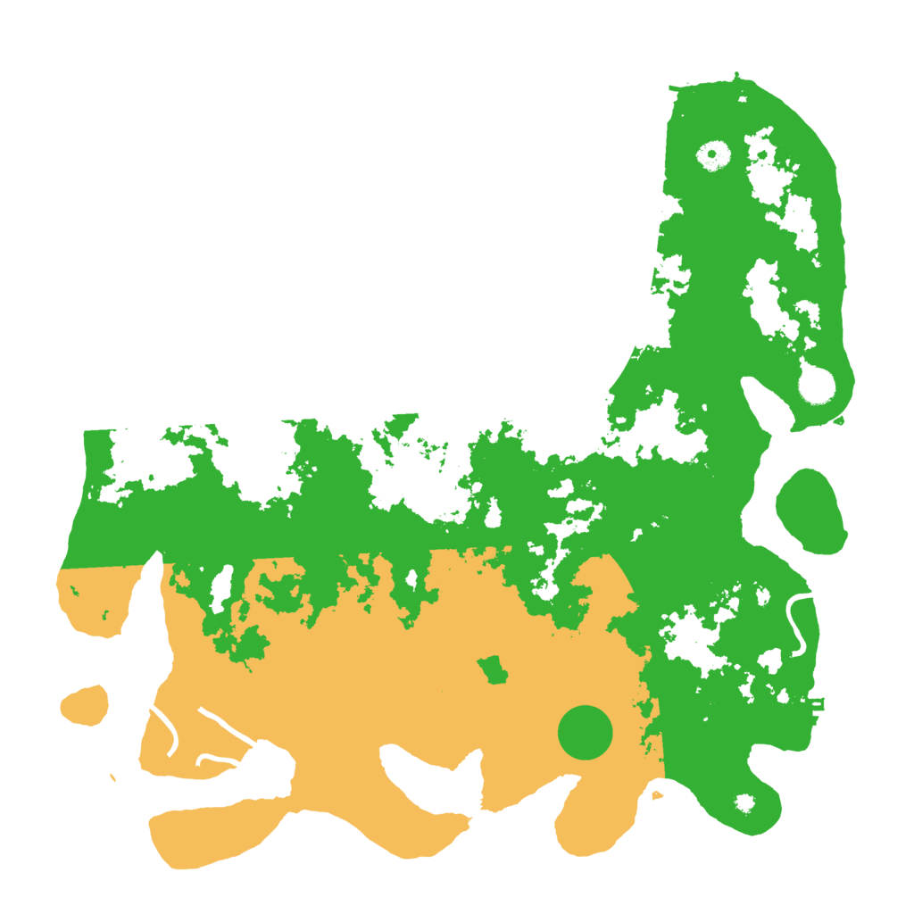 Biome Rust Map: Procedural Map, Size: 4400, Seed: 790356