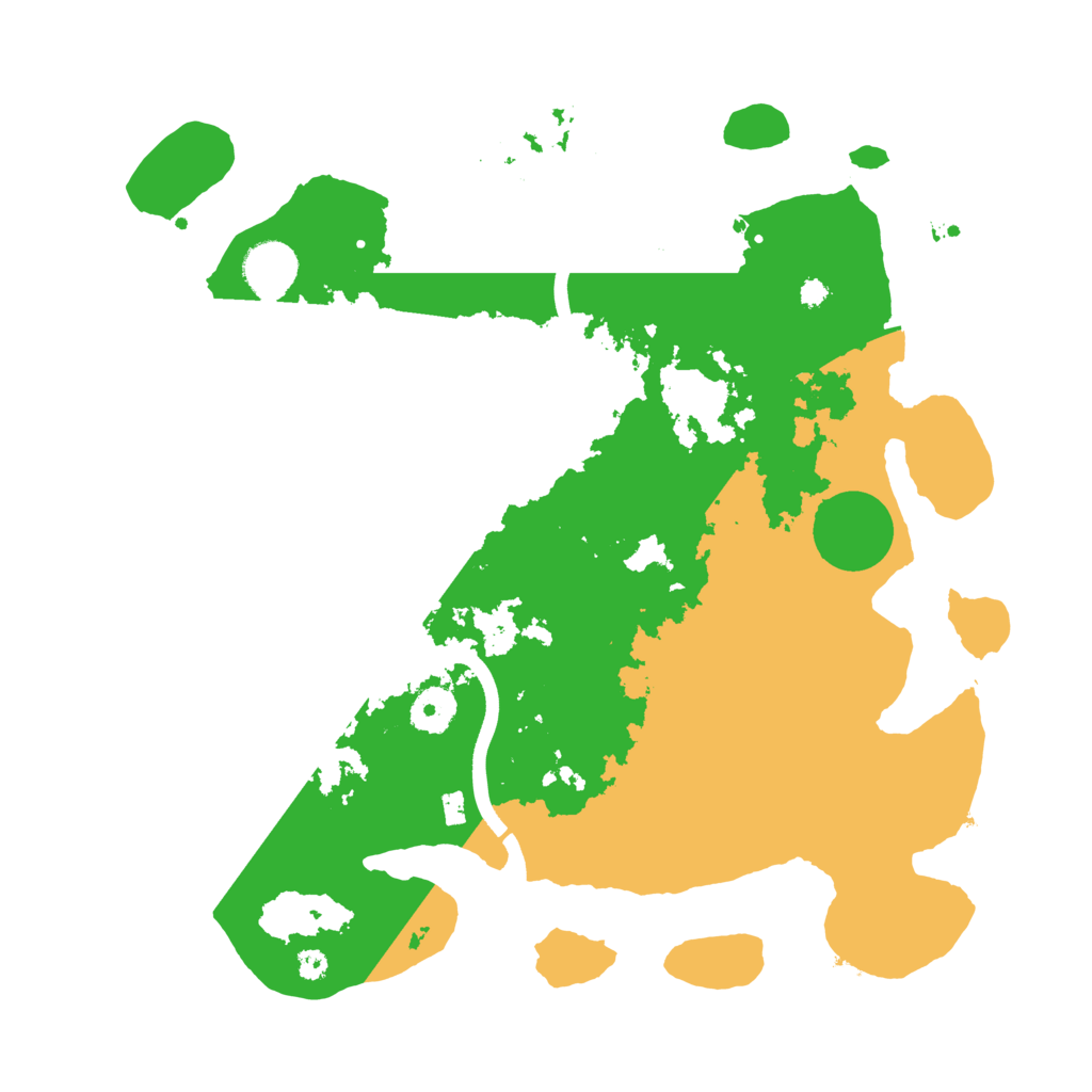 Biome Rust Map: Procedural Map, Size: 3600, Seed: 47508369
