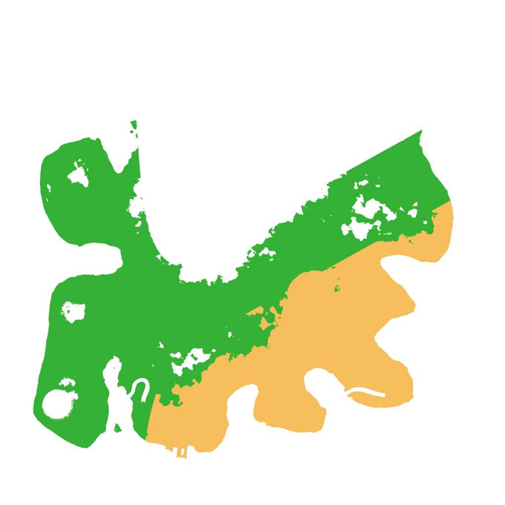 Biome Rust Map: Procedural Map, Size: 3000, Seed: 12154