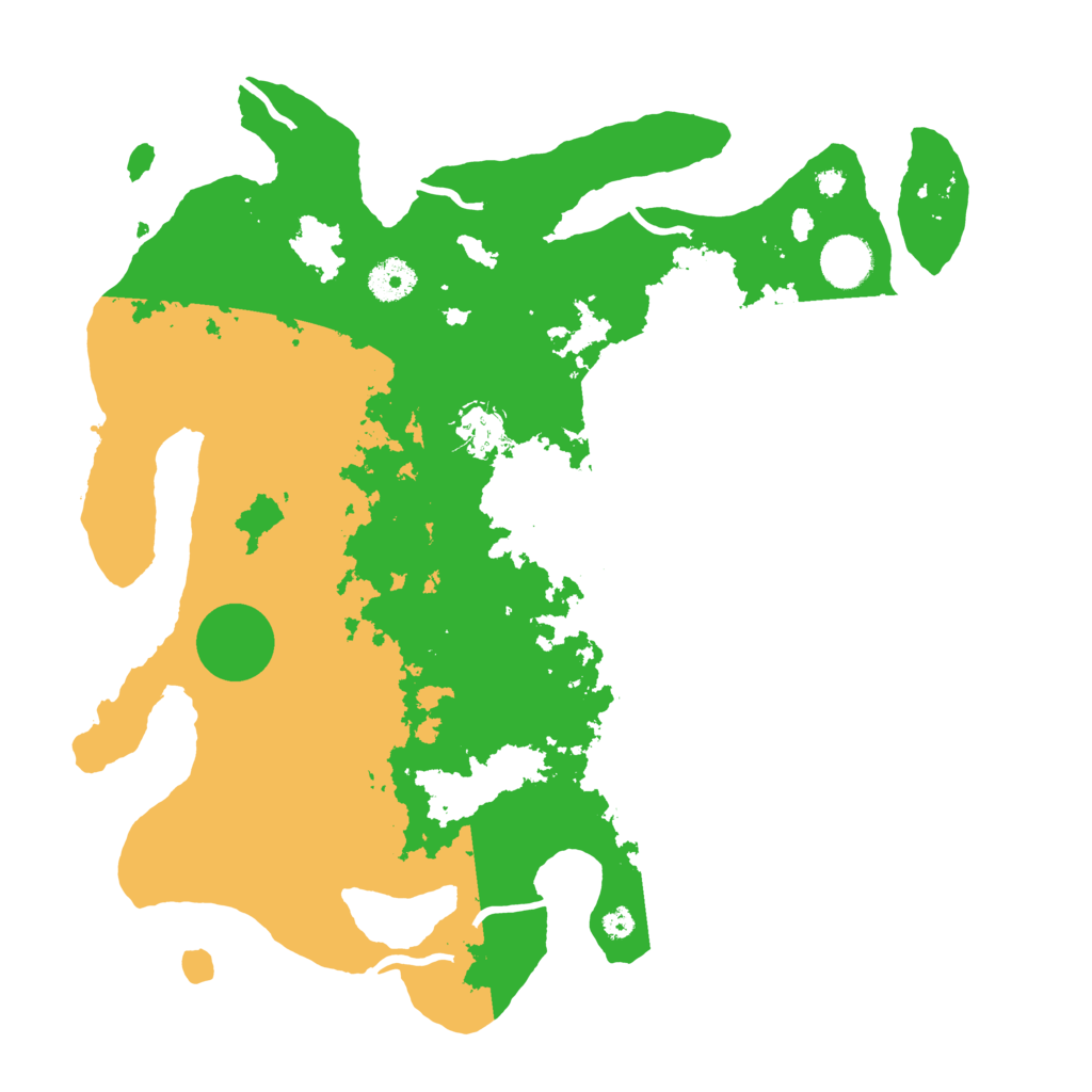Biome Rust Map: Procedural Map, Size: 3700, Seed: 35845082