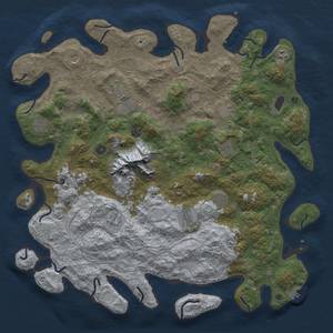 Thumbnail Rust Map: Procedural Map, Size: 5000, Seed: 1968, 20 Monuments