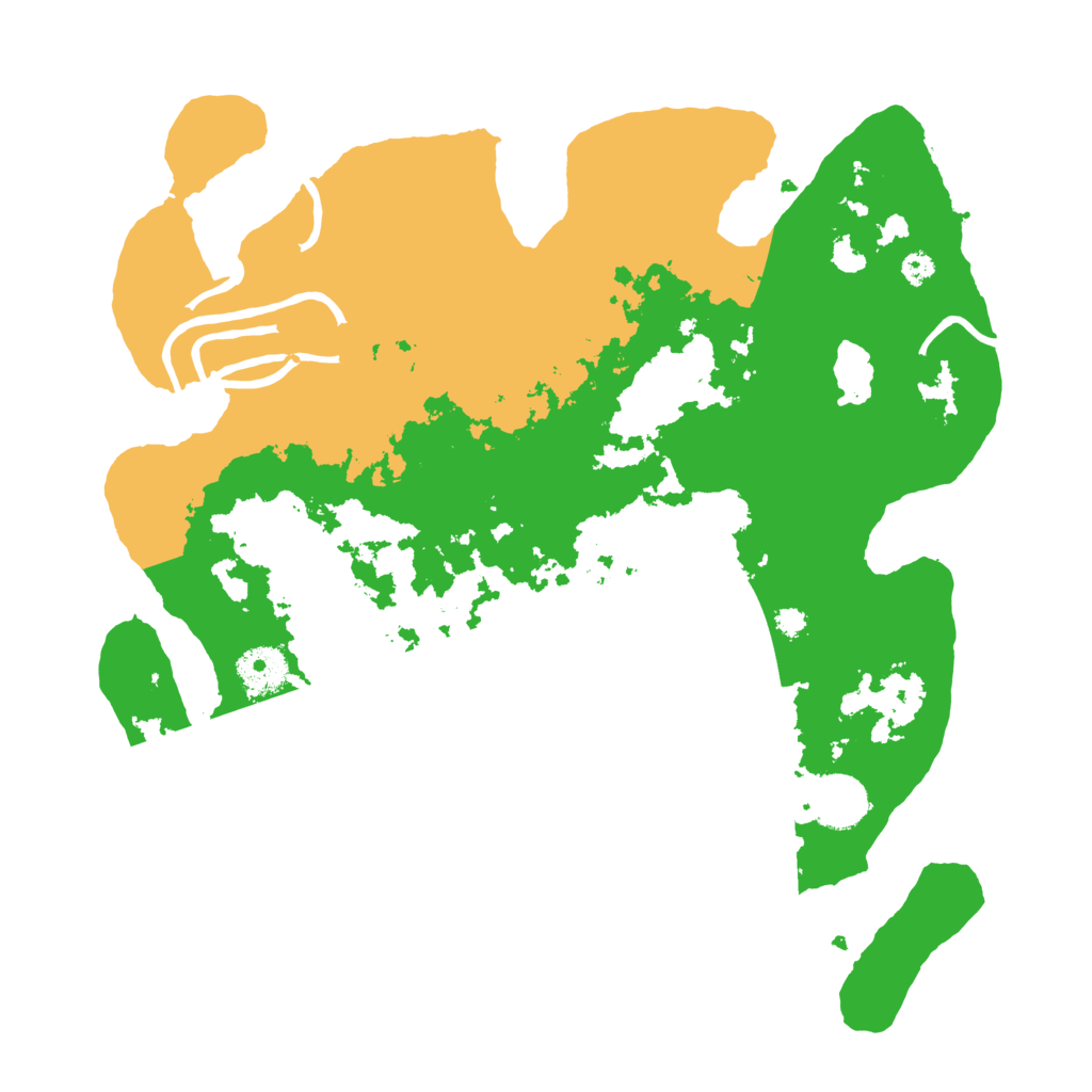 Biome Rust Map: Procedural Map, Size: 3500, Seed: 934108688