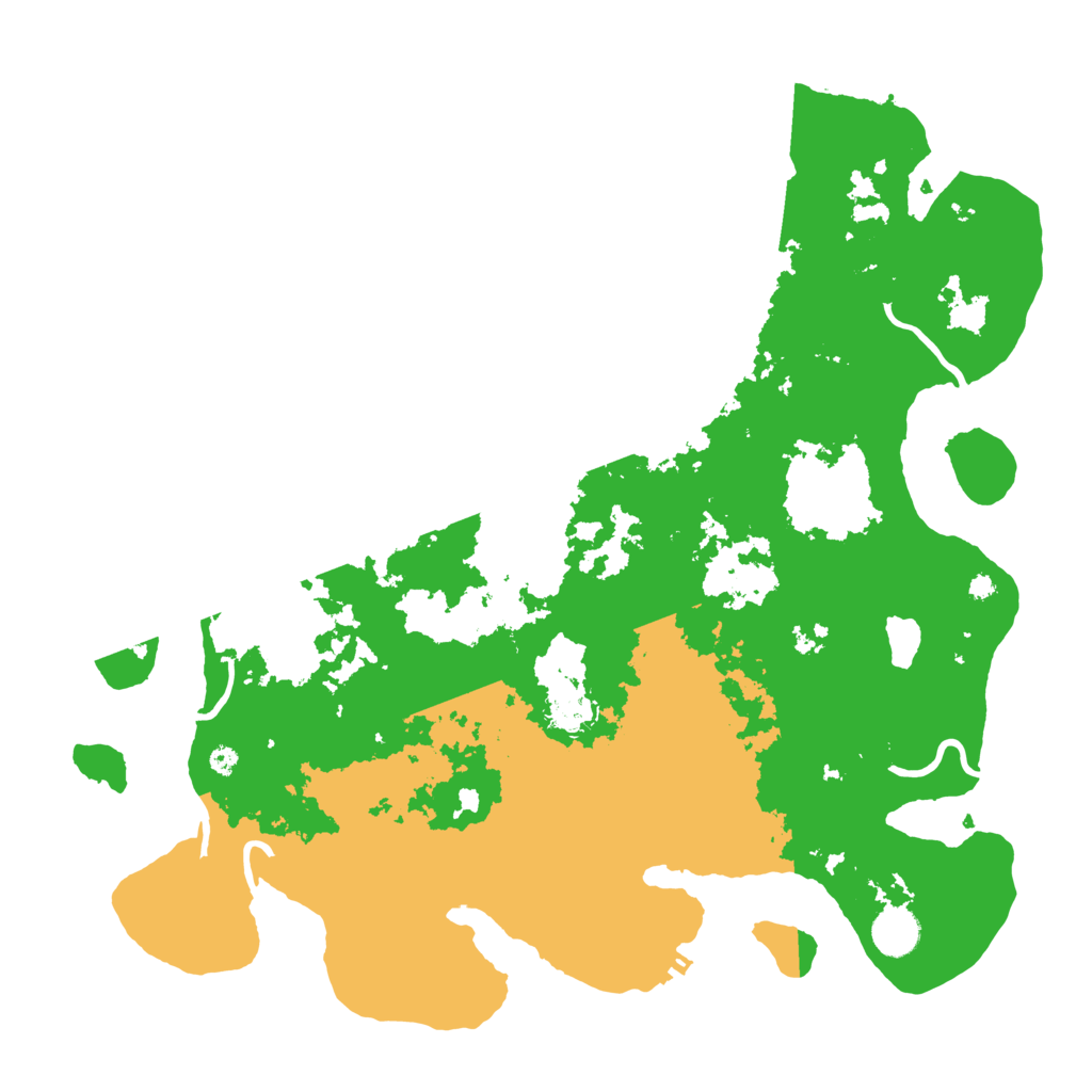 Biome Rust Map: Procedural Map, Size: 4000, Seed: 26311585