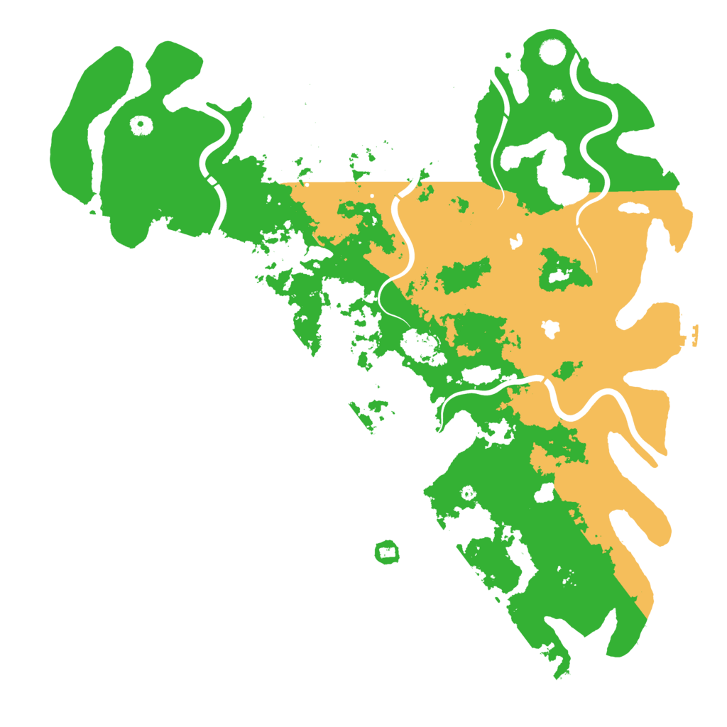 Biome Rust Map: Procedural Map, Size: 5000, Seed: 230940291