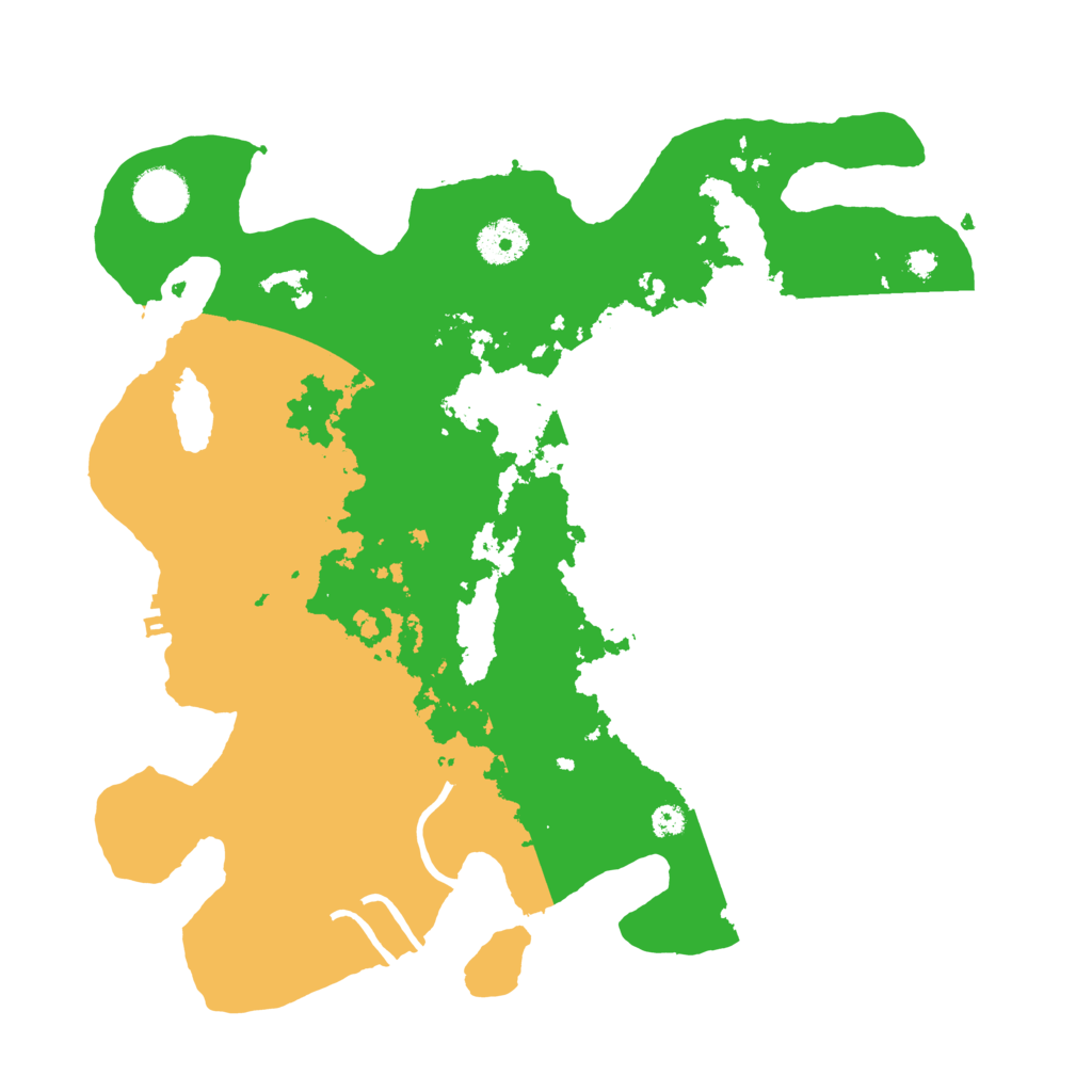 Biome Rust Map: Procedural Map, Size: 3500, Seed: 66773048