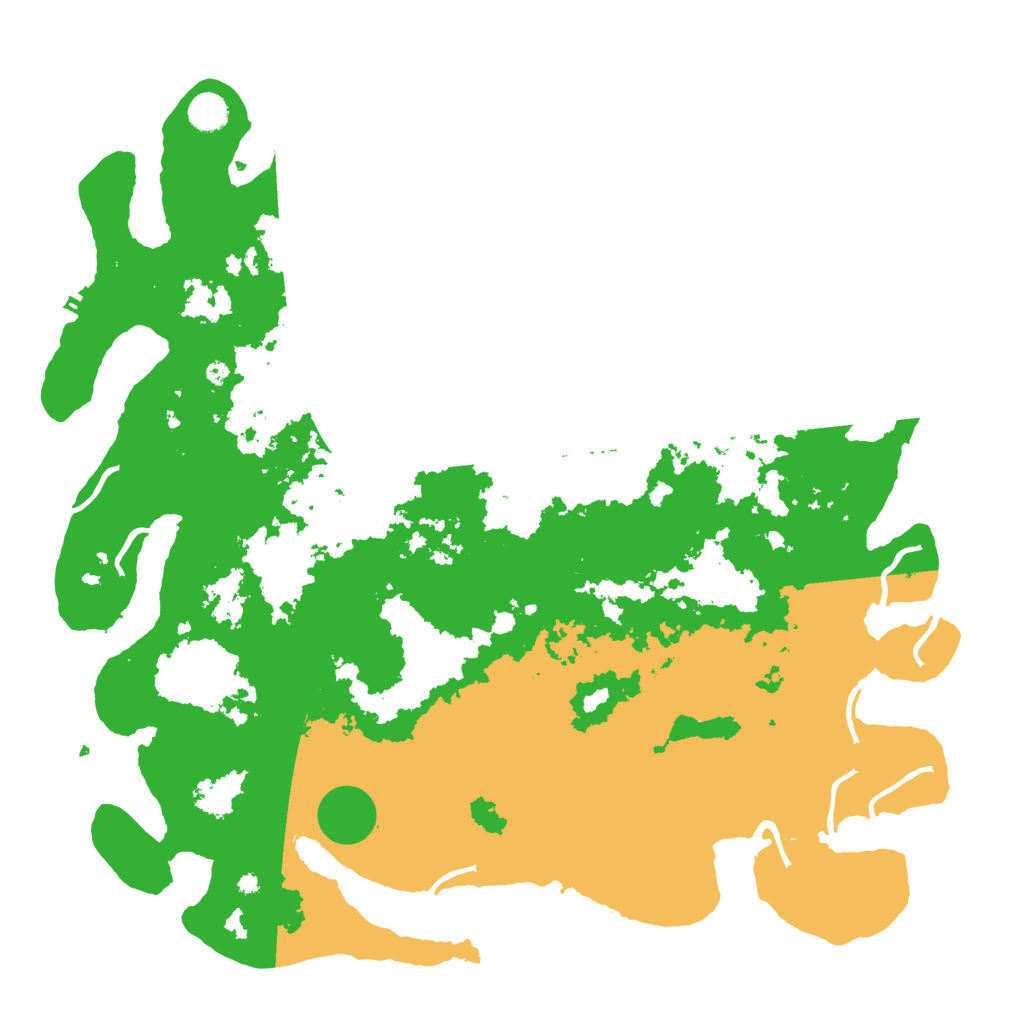 Biome Rust Map: Procedural Map, Size: 4600, Seed: 1313815502