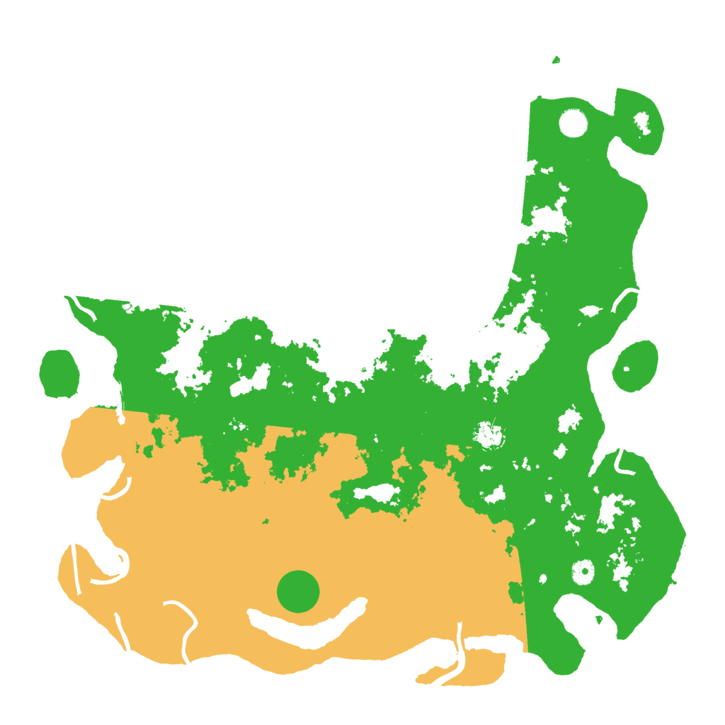 Biome Rust Map: Procedural Map, Size: 4500, Seed: 1350359482