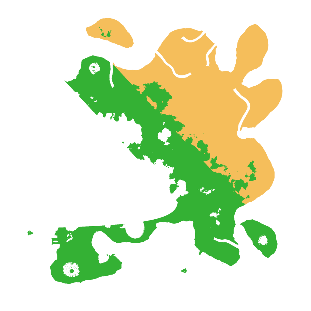 Biome Rust Map: Procedural Map, Size: 3000, Seed: 754576