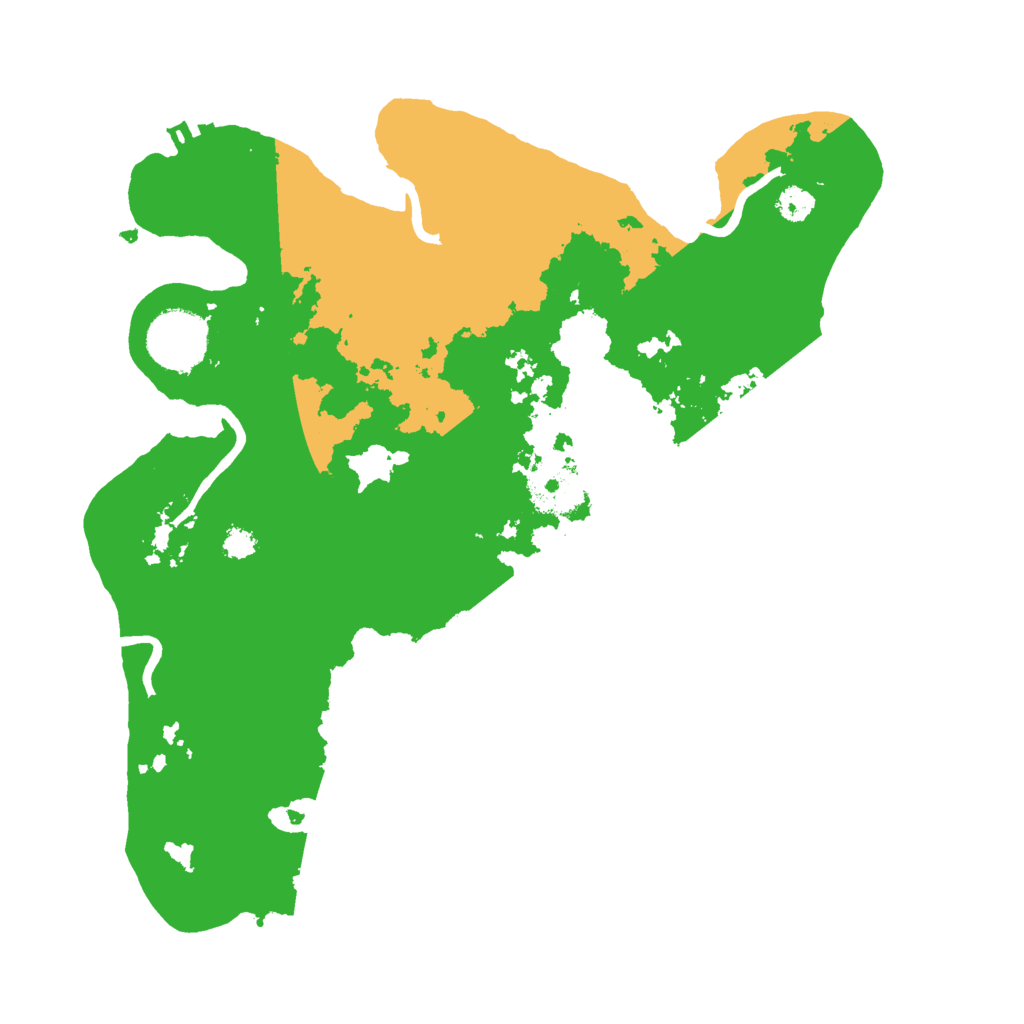 Biome Rust Map: Procedural Map, Size: 3000, Seed: 26219
