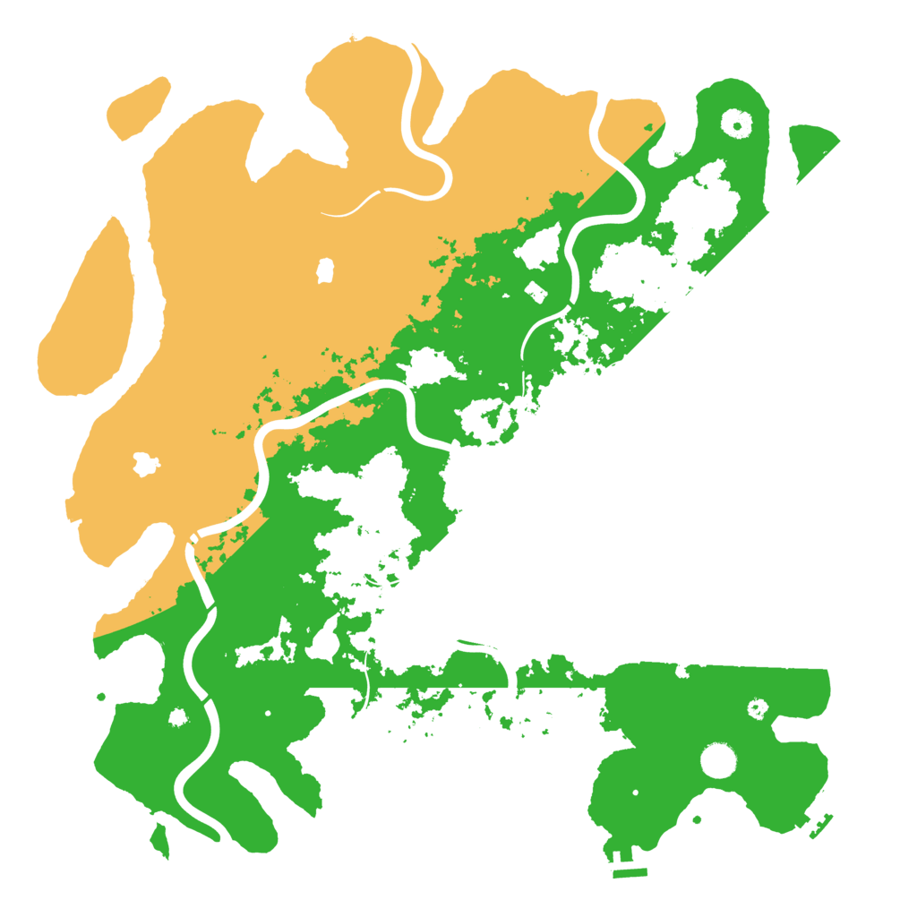 Biome Rust Map: Procedural Map, Size: 4500, Seed: 5823