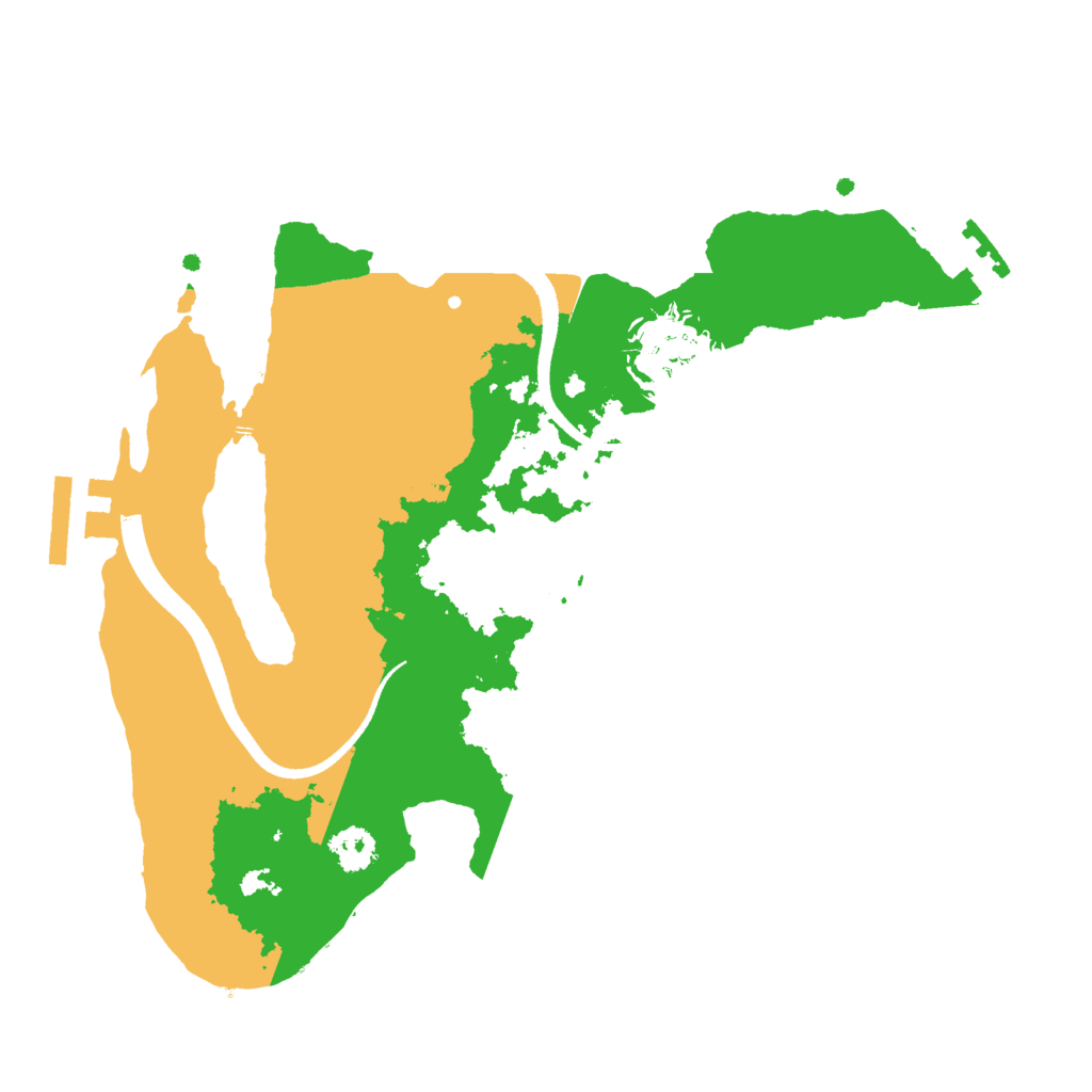 Biome Rust Map: Procedural Map, Size: 2500, Seed: 1777605597