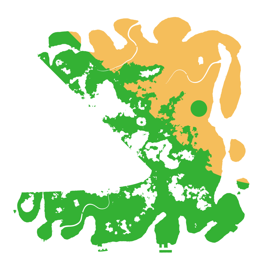 Biome Rust Map: Procedural Map, Size: 4200, Seed: 1572595785