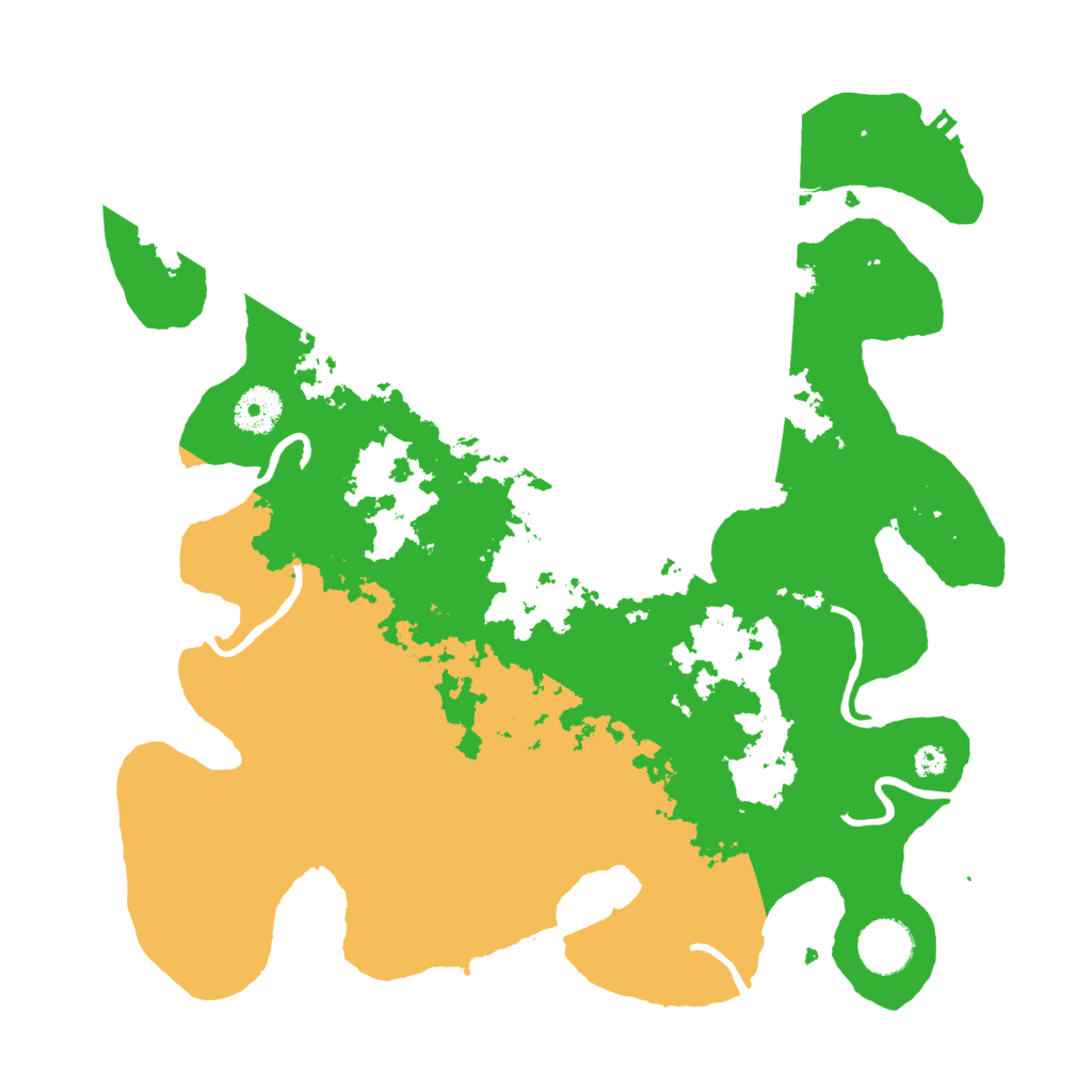 Biome Rust Map: Procedural Map, Size: 3500, Seed: 2140940274