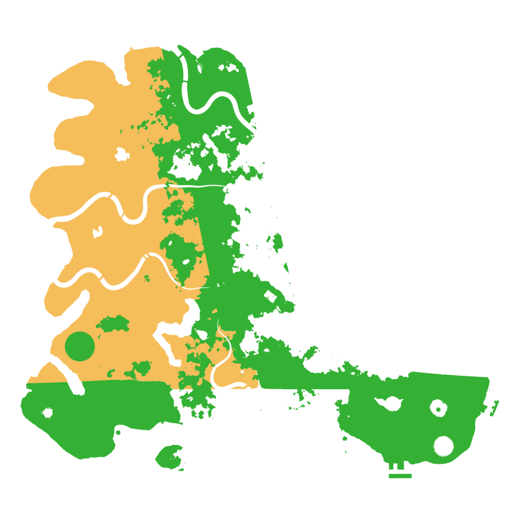 Biome Rust Map: Procedural Map, Size: 4600, Seed: 456927972