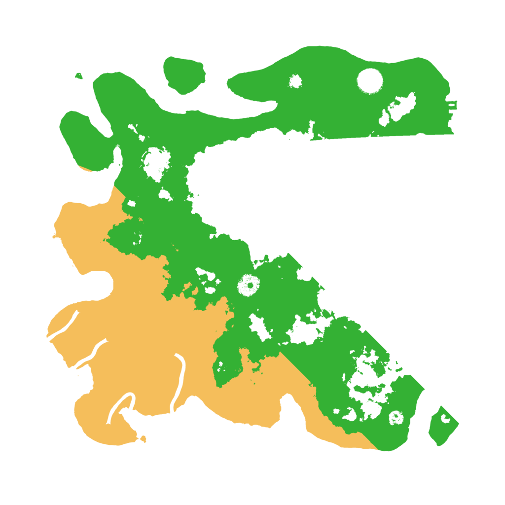 Biome Rust Map: Procedural Map, Size: 3500, Seed: 32991