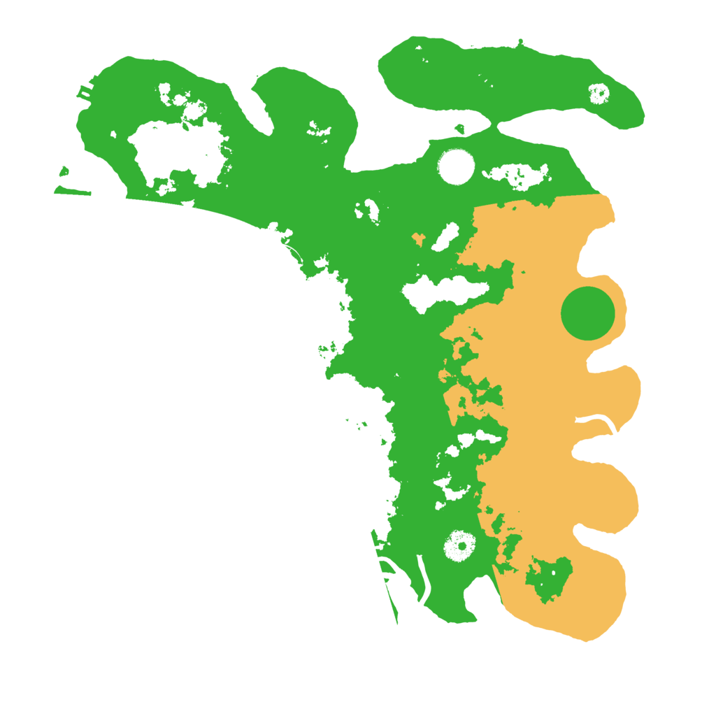 Biome Rust Map: Procedural Map, Size: 3500, Seed: 3207660