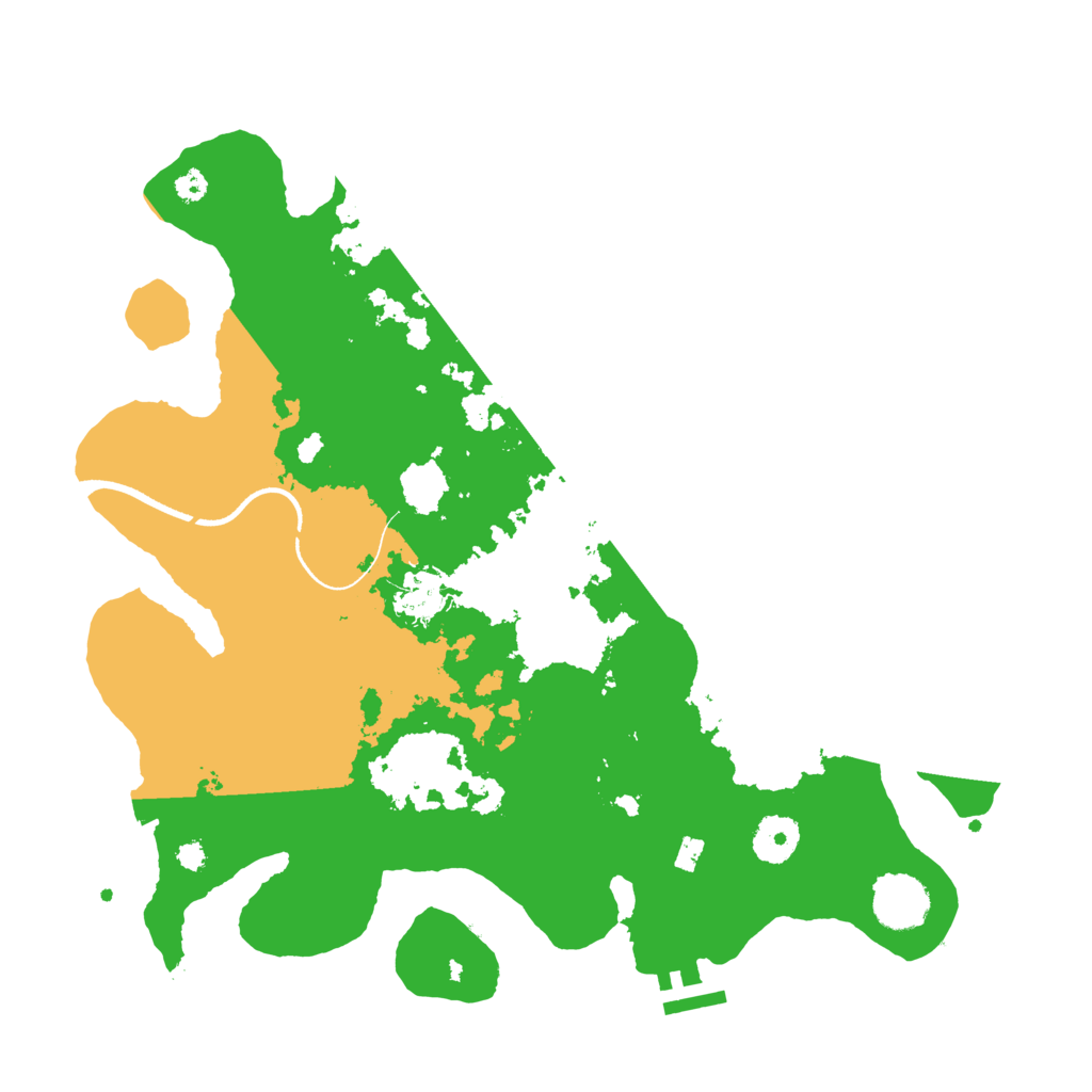 Biome Rust Map: Procedural Map, Size: 3500, Seed: 14742980