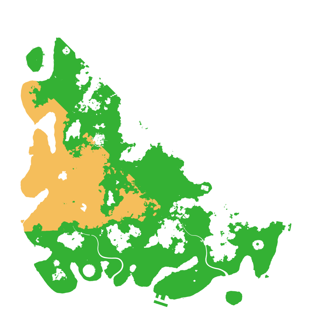 Biome Rust Map: Procedural Map, Size: 4500, Seed: 823703112