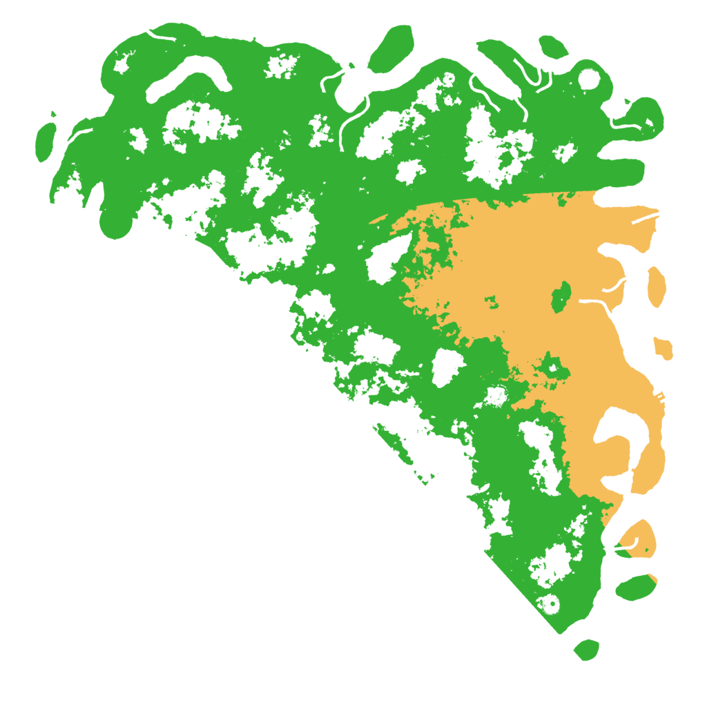 Biome Rust Map: Procedural Map, Size: 6000, Seed: 682006