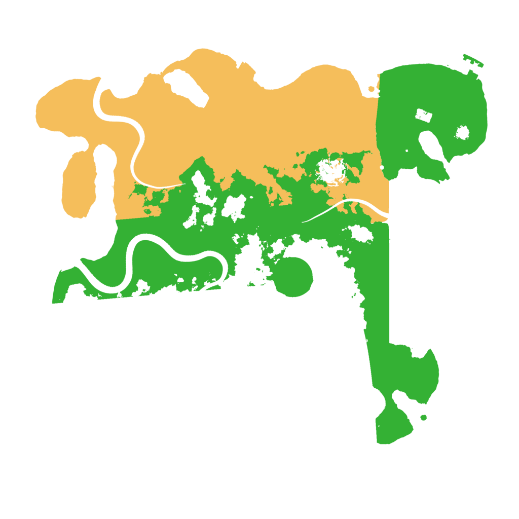 Biome Rust Map: Procedural Map, Size: 3500, Seed: 12627794