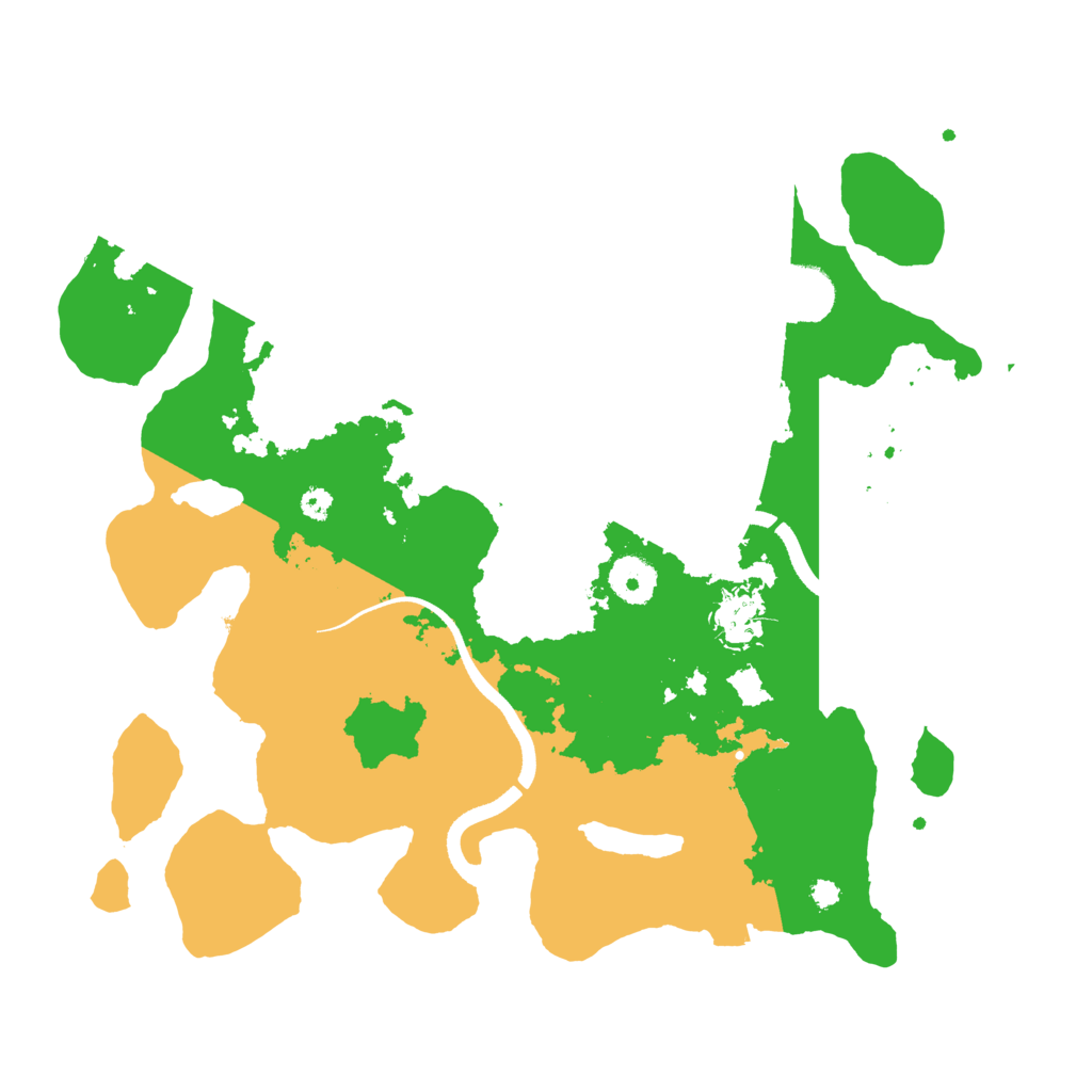 Biome Rust Map: Procedural Map, Size: 3500, Seed: 918553057