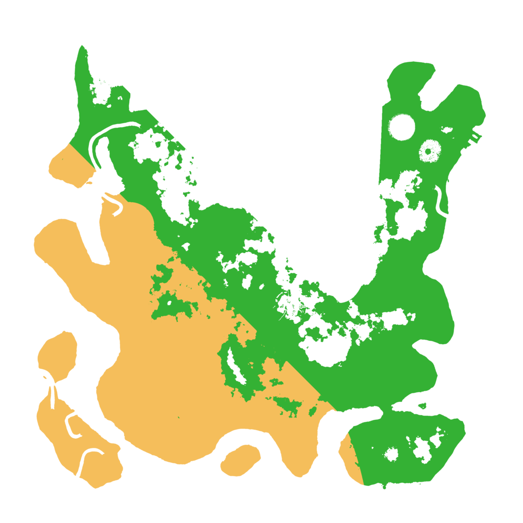 Biome Rust Map: Procedural Map, Size: 3500, Seed: 414720963