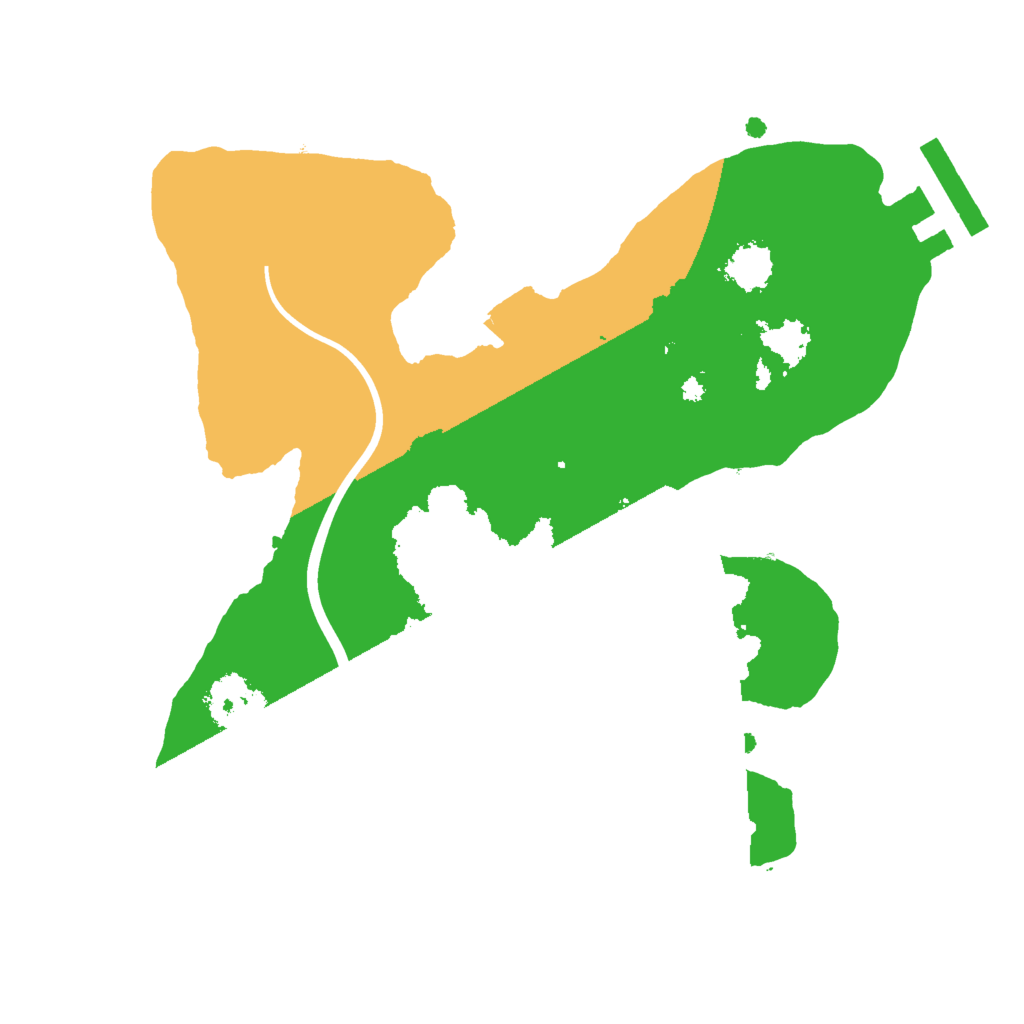 Biome Rust Map: Procedural Map, Size: 2000, Seed: 949591555