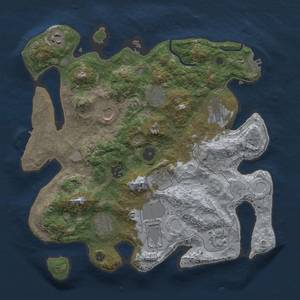 Thumbnail Rust Map: Procedural Map, Size: 3500, Seed: 1563048760, 19 Monuments