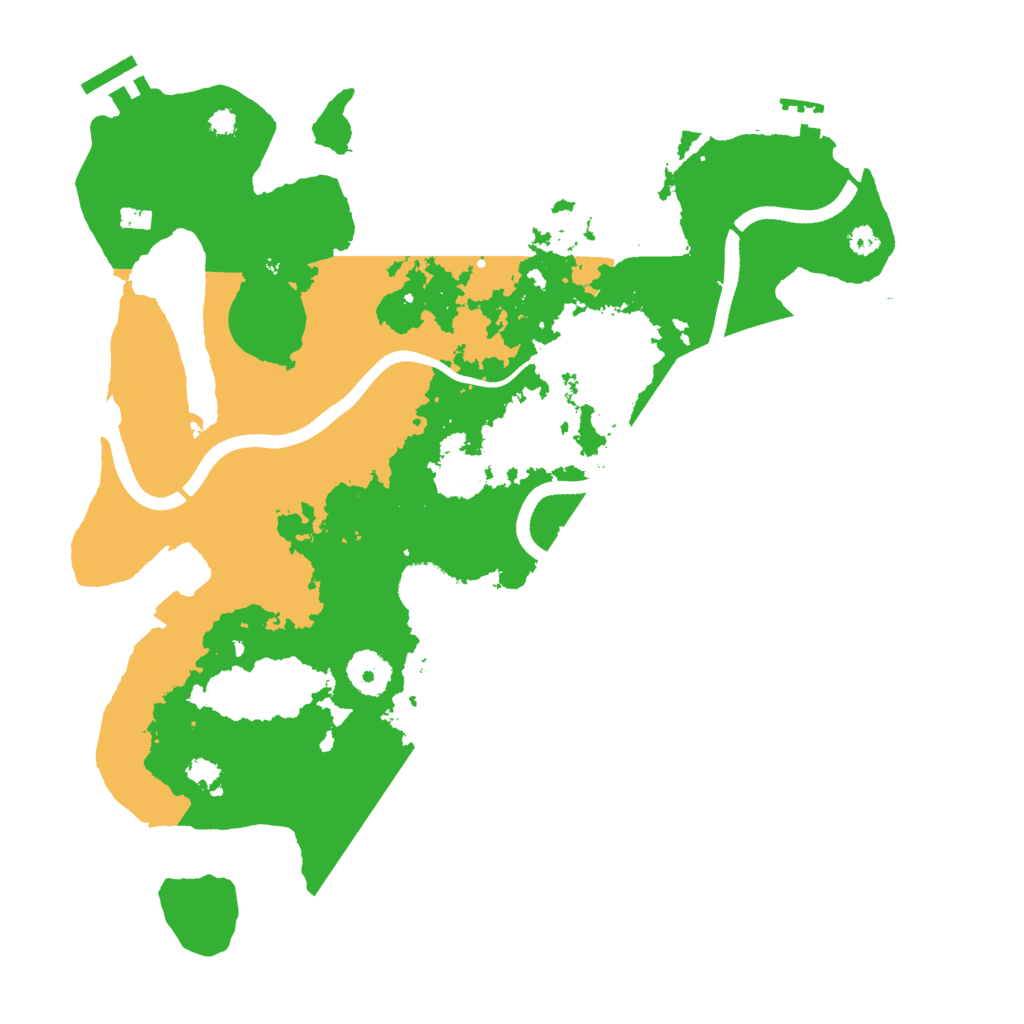 Biome Rust Map: Procedural Map, Size: 3500, Seed: 1563048760