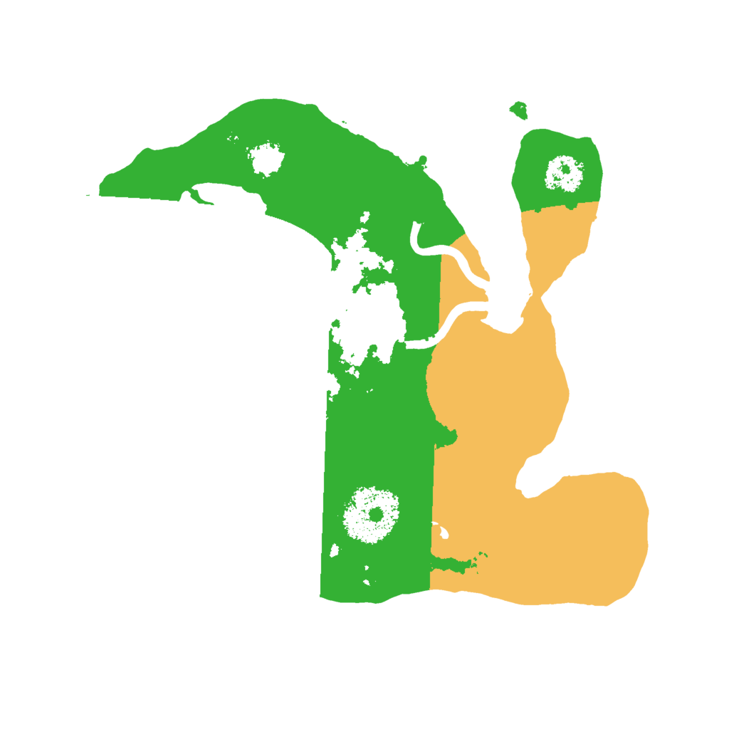 Biome Rust Map: Procedural Map, Size: 2000, Seed: 56654