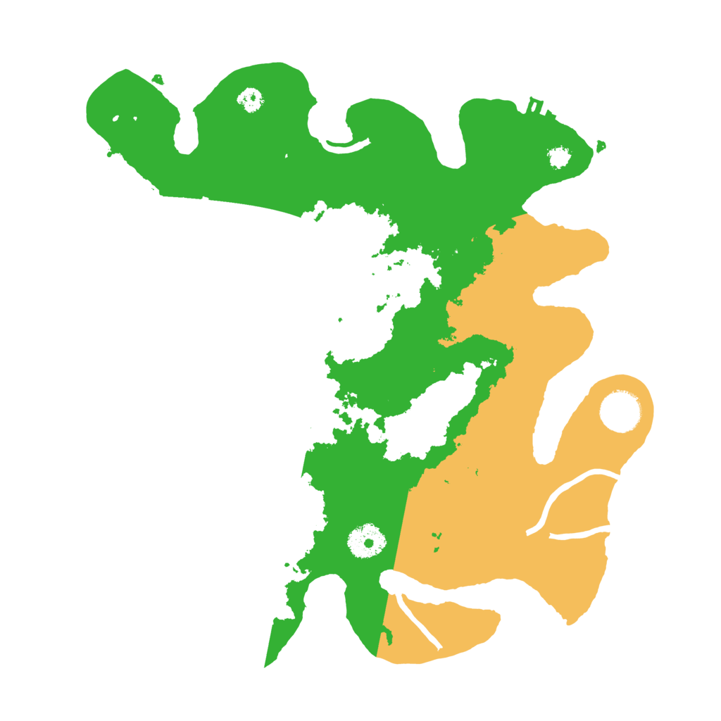 Biome Rust Map: Procedural Map, Size: 3100, Seed: 15651856