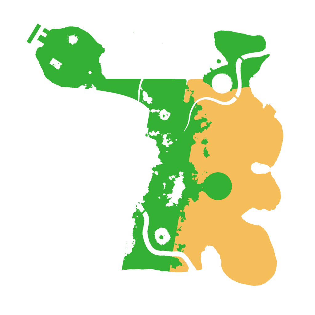 Biome Rust Map: Procedural Map, Size: 3000, Seed: 1577110687