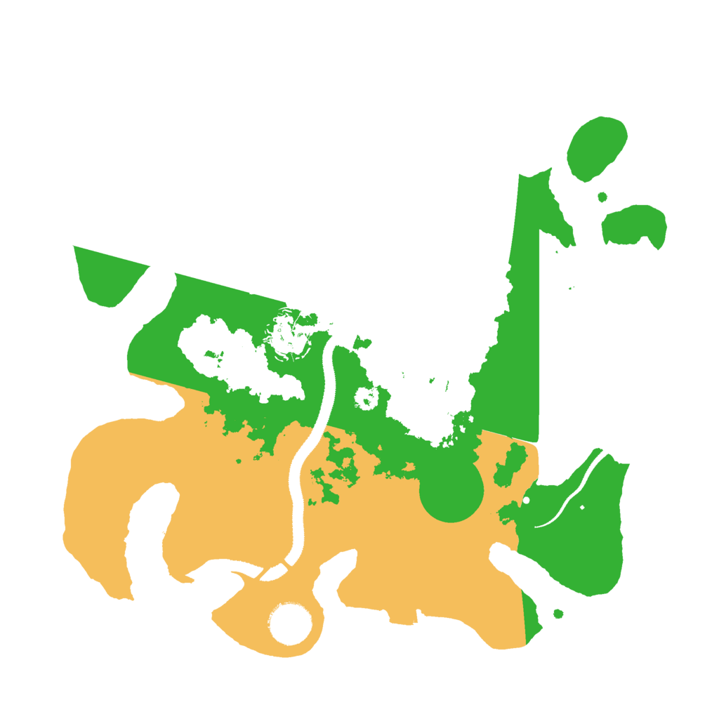 Biome Rust Map: Procedural Map, Size: 3000, Seed: 31043663