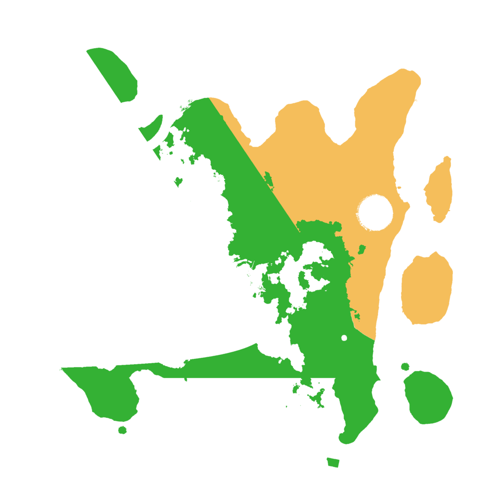 Biome Rust Map: Procedural Map, Size: 2500, Seed: 2002776485